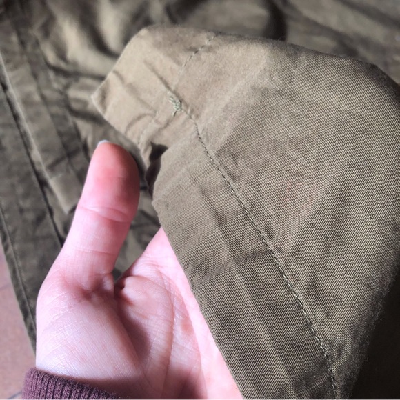 Crop blouse Defrost size M medium dark green style army, baggy, streetwear - Picture 9 of 10